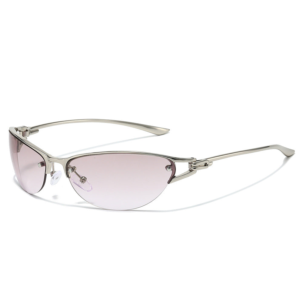 Contemporary Chic Shield Sunglasses Bowlift