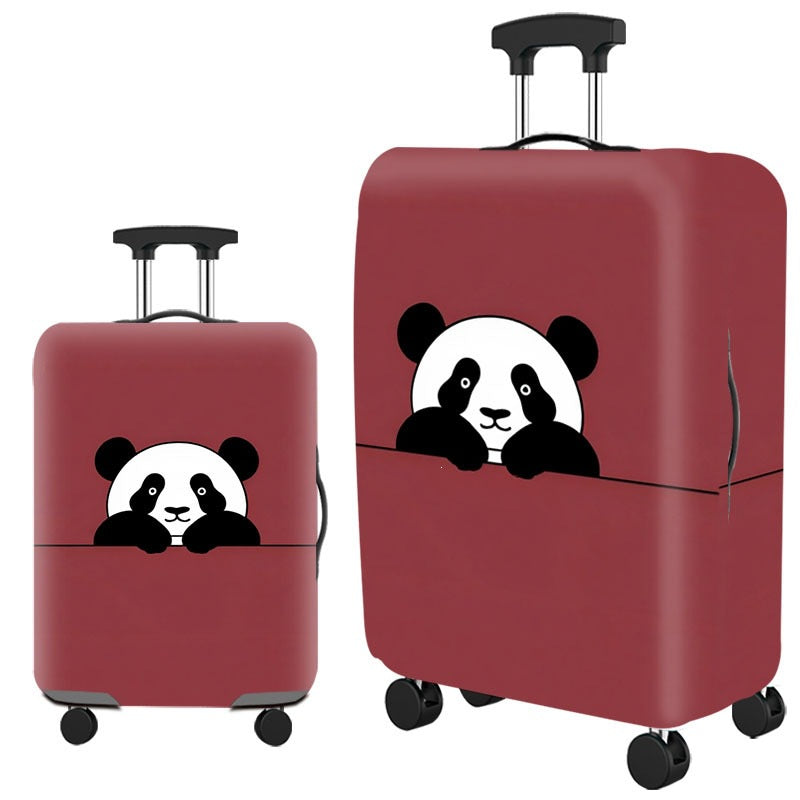 Artistic Cat-Themed Hard Shell Suitcase Bowlift