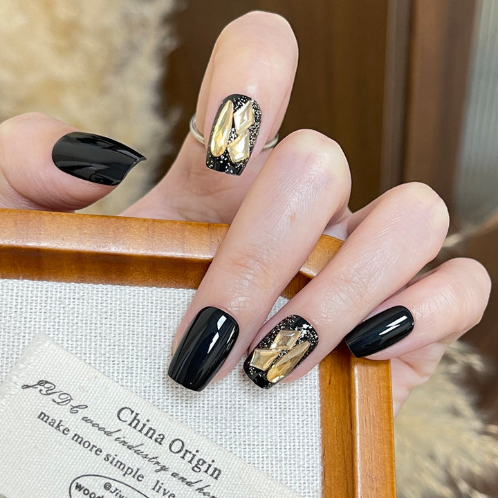 Ombre Press-On Nails with Glossy Finish Bowlift