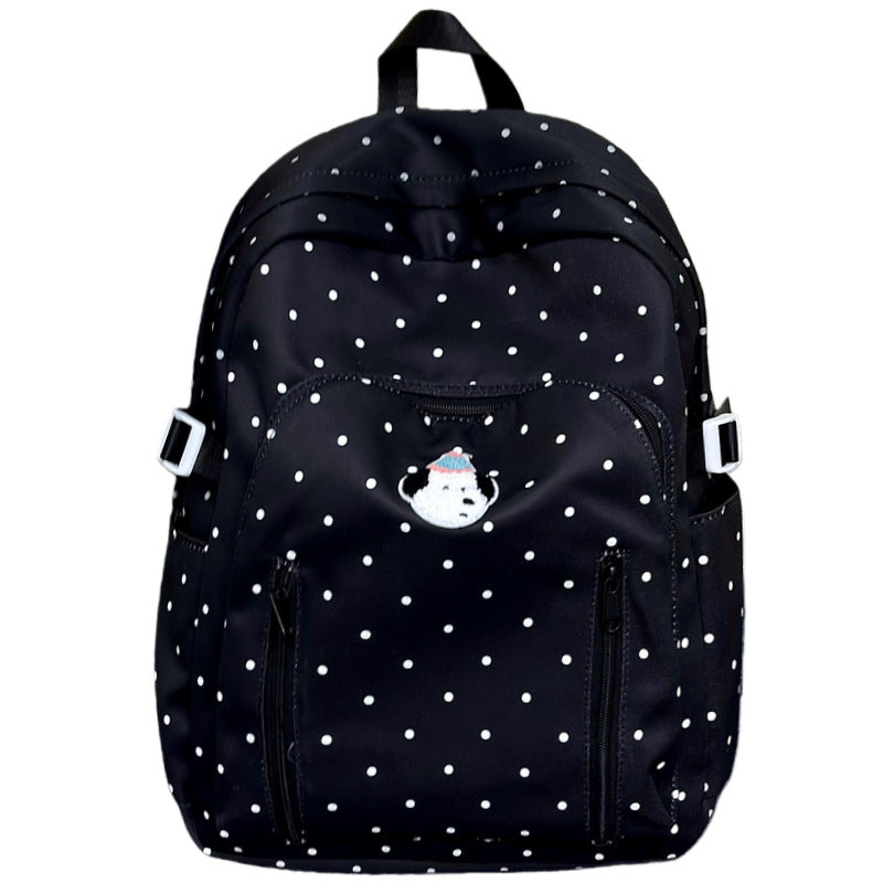 Cute Polka Dot Backpack Bowlift