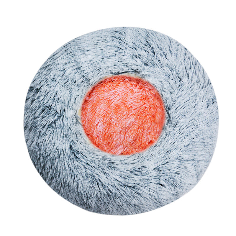 Round Plush Sleeping Bed  Dog Bed