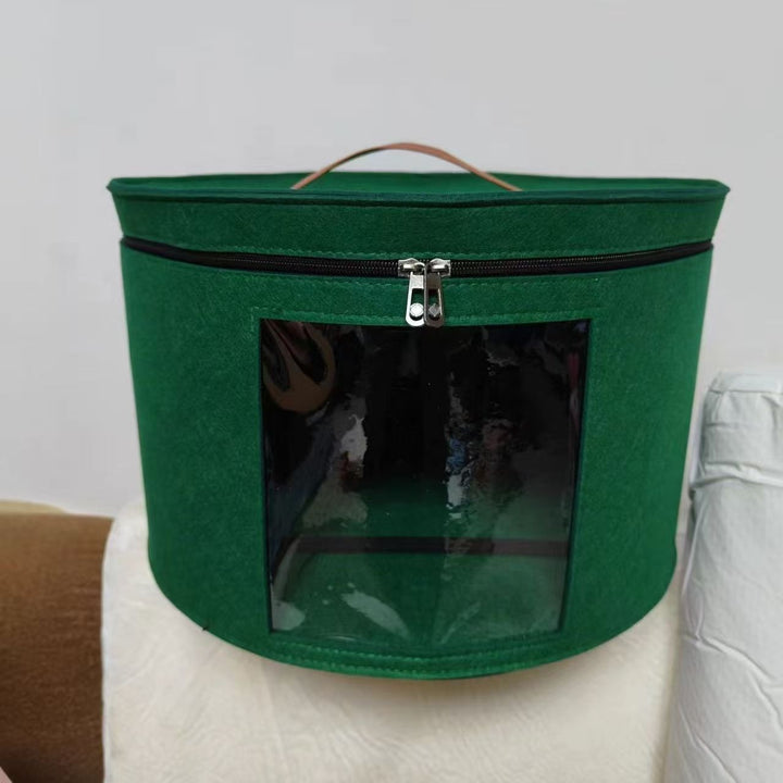 Practical storage basket with viewing window Bowlift