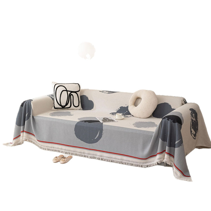 Decorative Botanical Print Throw Blanket