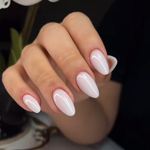 Glossy Stiletto Press-On Nails Bowlift
