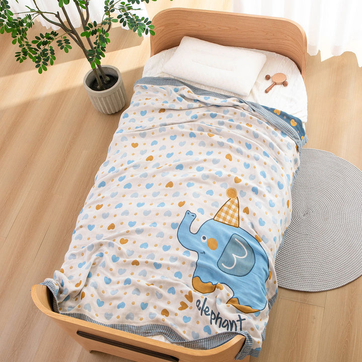 Ladies cuddly blanket with charming animal motif Bowlift