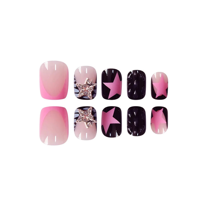 Glamorous Press-On Nail Art Bowlift