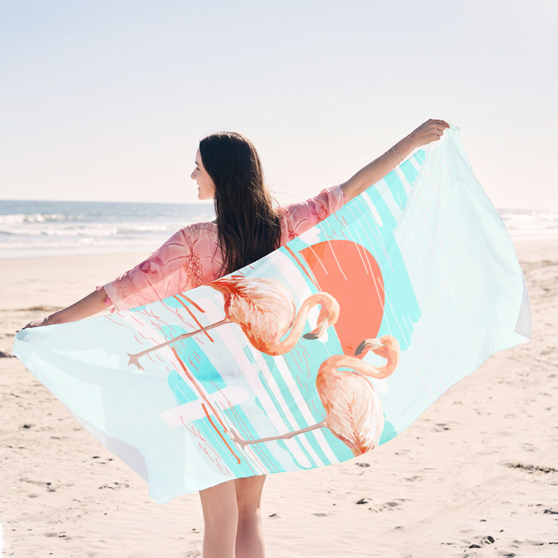 Beach towel in elegant jellyfish design Bowlift