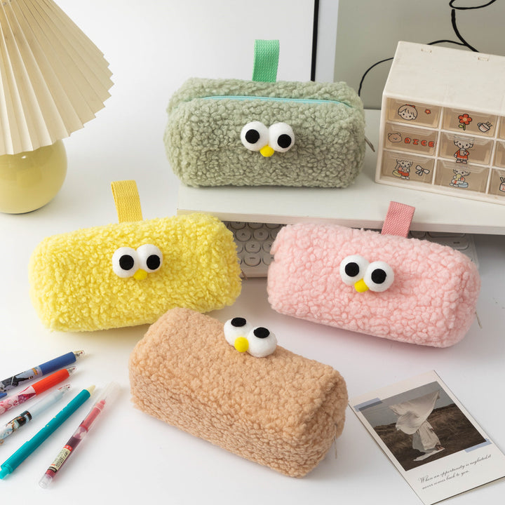 Plush Animal-Themed Pencil Case Bowlift