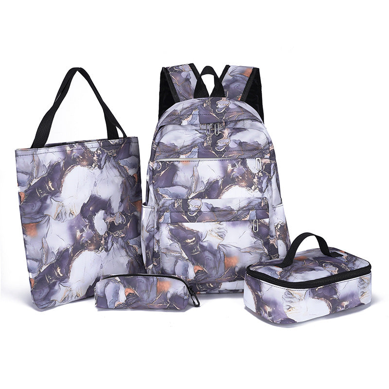 Fashionable backpack with generous interior Bowlift
