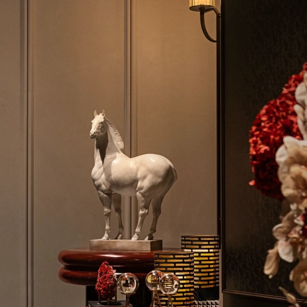 Elegant Horse Figurine Sculpture