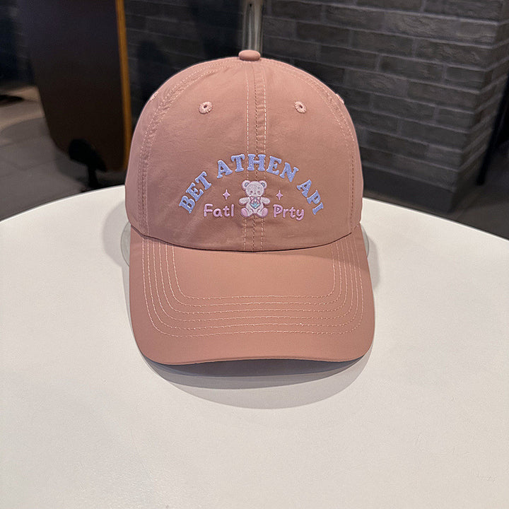 Women's Playful Embroidered Cap Bowlift