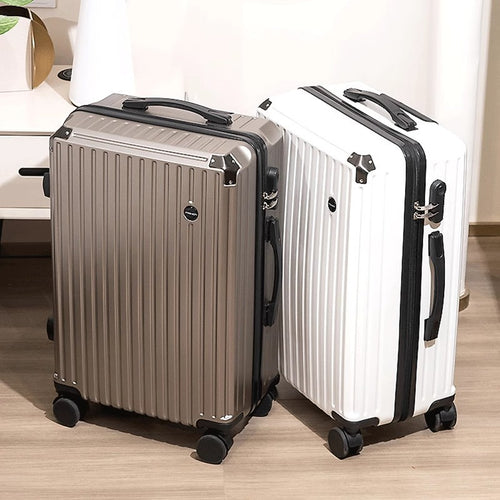 Unisex Durable Textured Rolling Luggage Bowlift