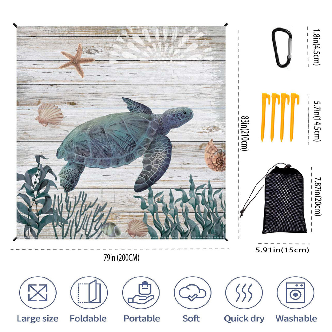 Large Outdoor Multi-Functional Picnic Blanket Bowlift