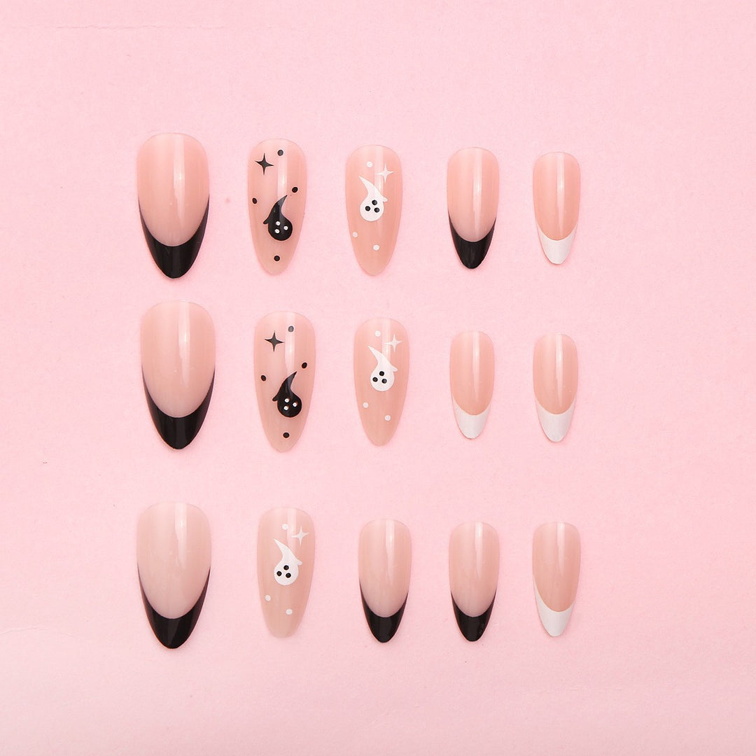 Artistic Halloween-Themed Press-On Nails Bowlift