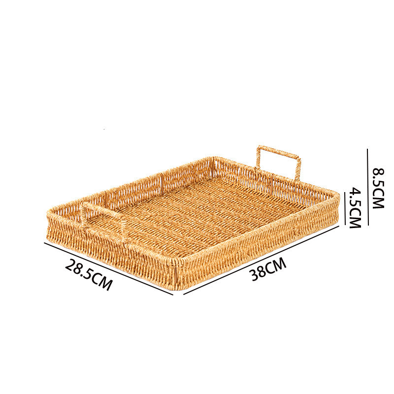 Handcrafted Woven Serving Tray Bowlift