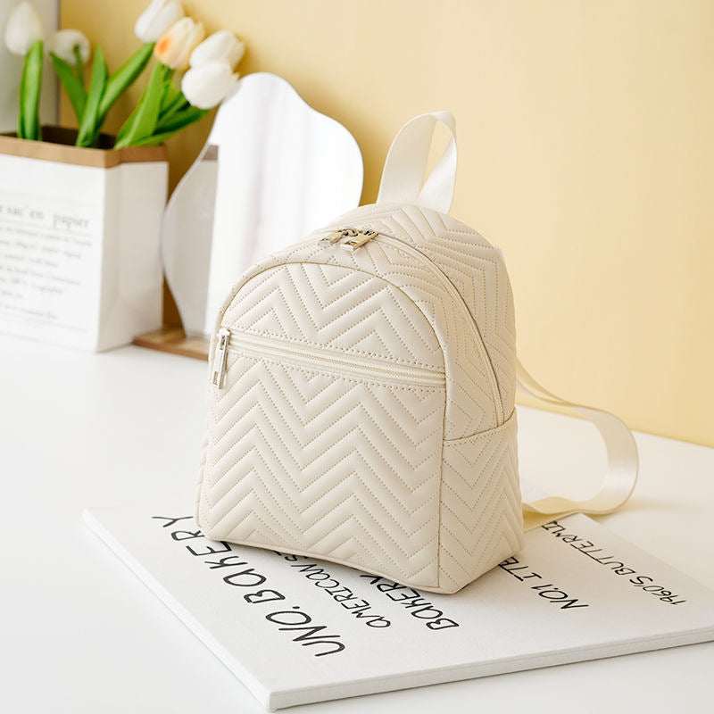 Mini Backpack with Structured Design Bowlift
