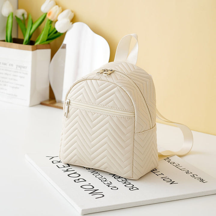 Mini Backpack with Structured Design Bowlift
