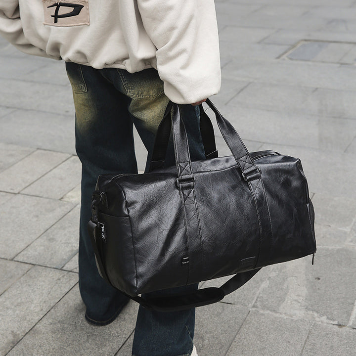 Multifunctional Sports and Travel Bag Made of Durable Synthetic Leather Bowlift