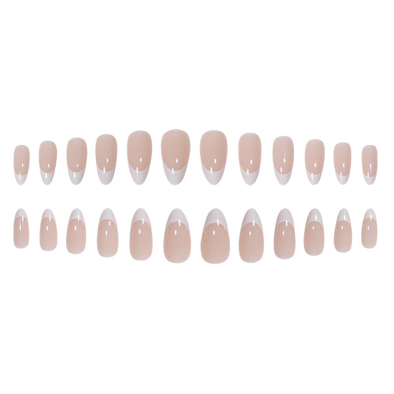 Glossy Natural-Shape Press-On Nails Bowlift