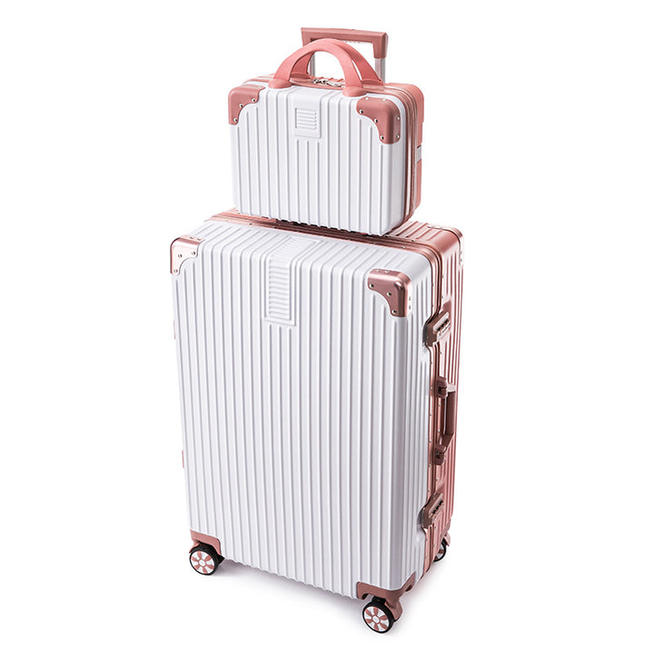 Dual-Layer Hard-Shell Luggage Set Bowlift
