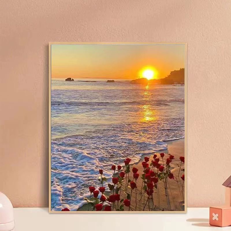 Floral Canvas Art Print Bowlift