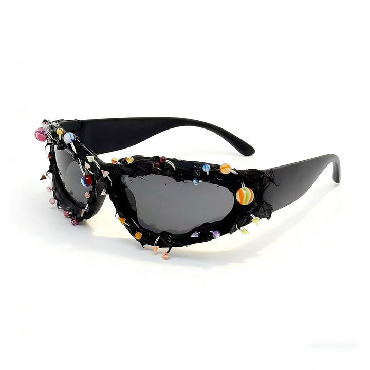 Ladies sunglasses with creative decor and distinctive frame Bowlift