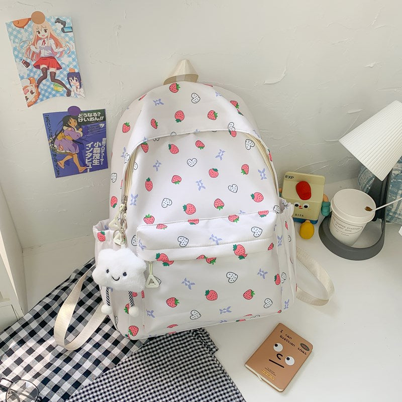 Playful Patterned School Backpack