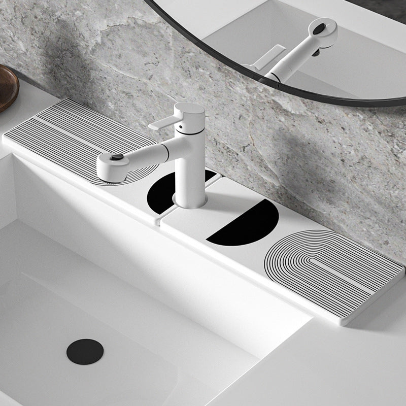 Decorative Sink Faucet Protector Mat