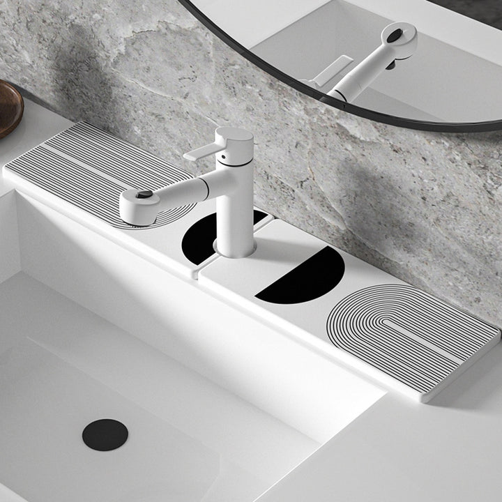 Decorative Sink Faucet Protector Mat