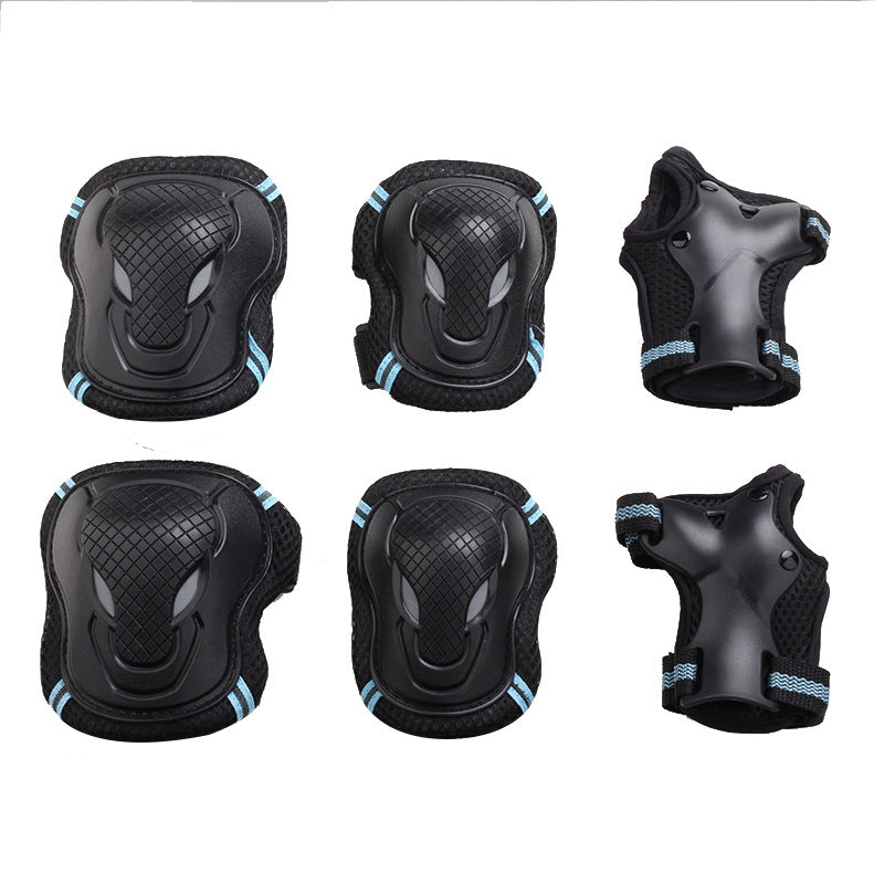 Impact-Resistant Skate Protective Pad Set Knee Elbow Wrist Bowlift