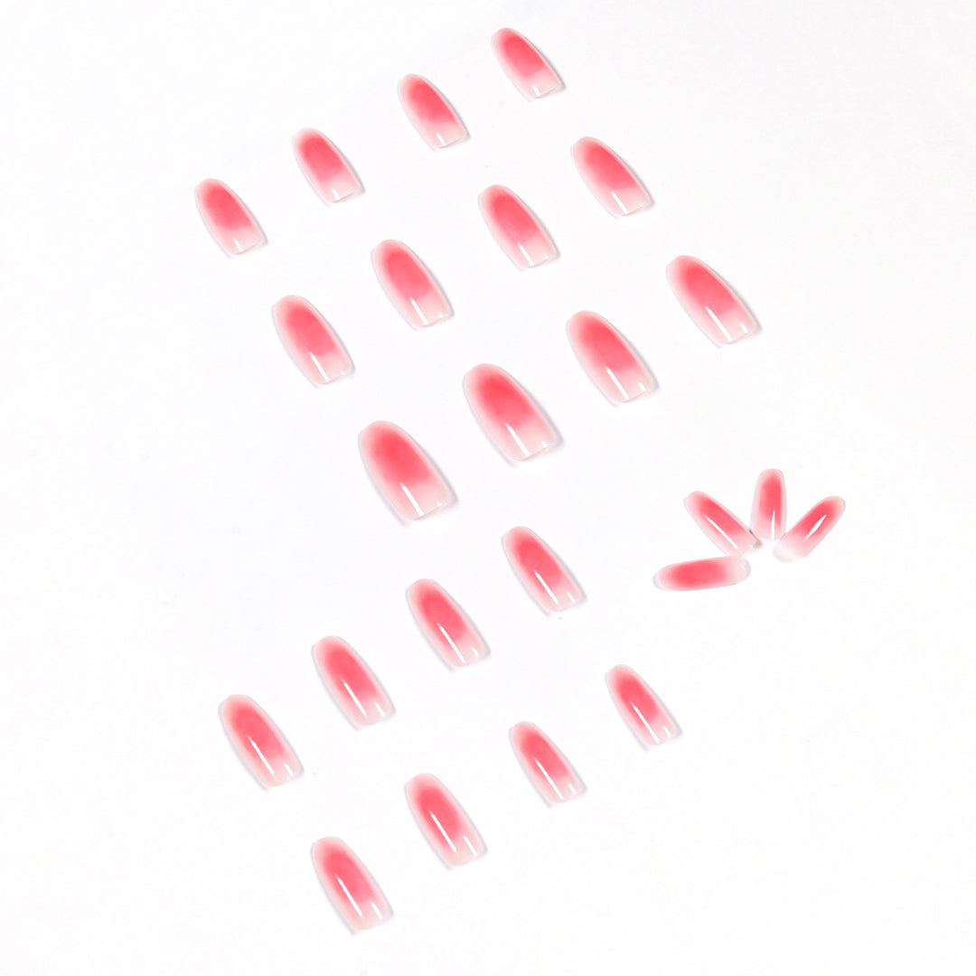 Artful Nail Extensions in Elegant Ombre Design Bowlift