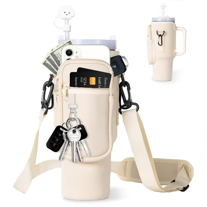 Ladies Multifunctional Phone Bag with Drink Holder Bowlift