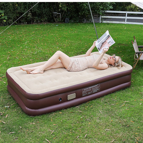 Women's Automatic Inflatable Air Mattress with Integrated Headrests Bowlift