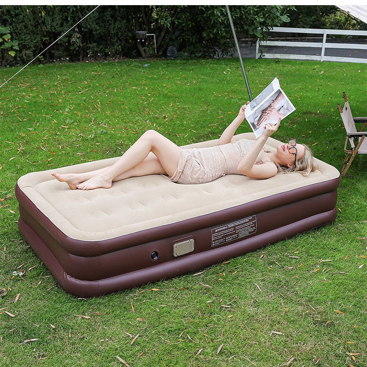 Women's Automatic Inflatable Air Mattress with Integrated Headrests Bowlift
