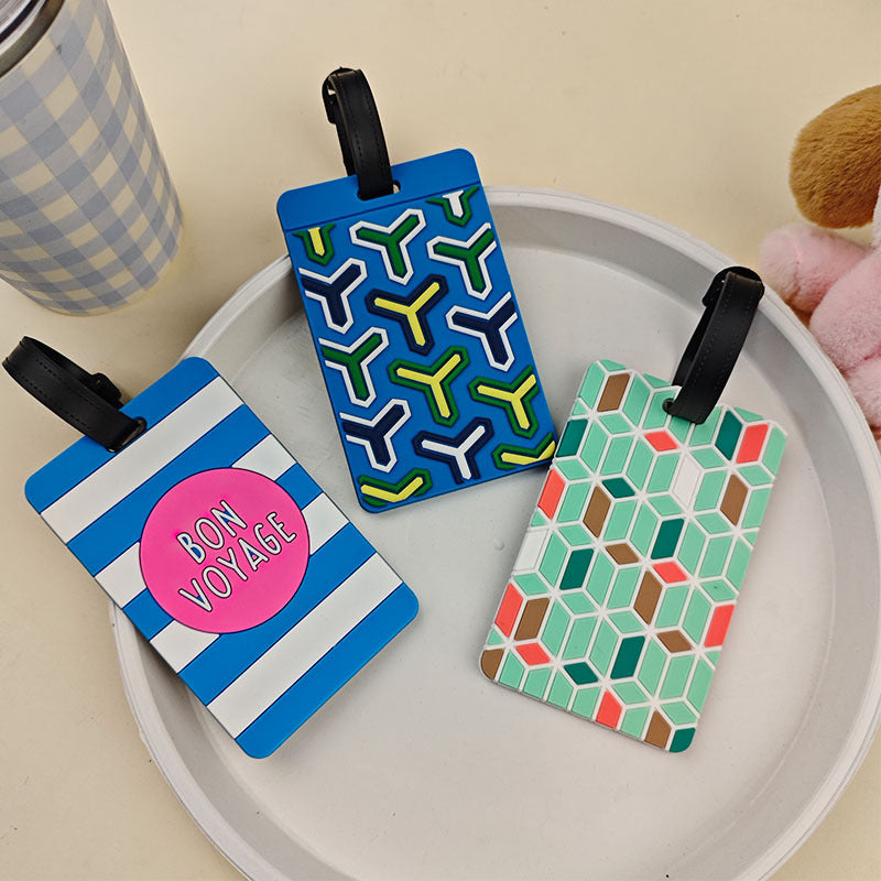 Unisex Luggage Tag with Creative Pattern Bowlift