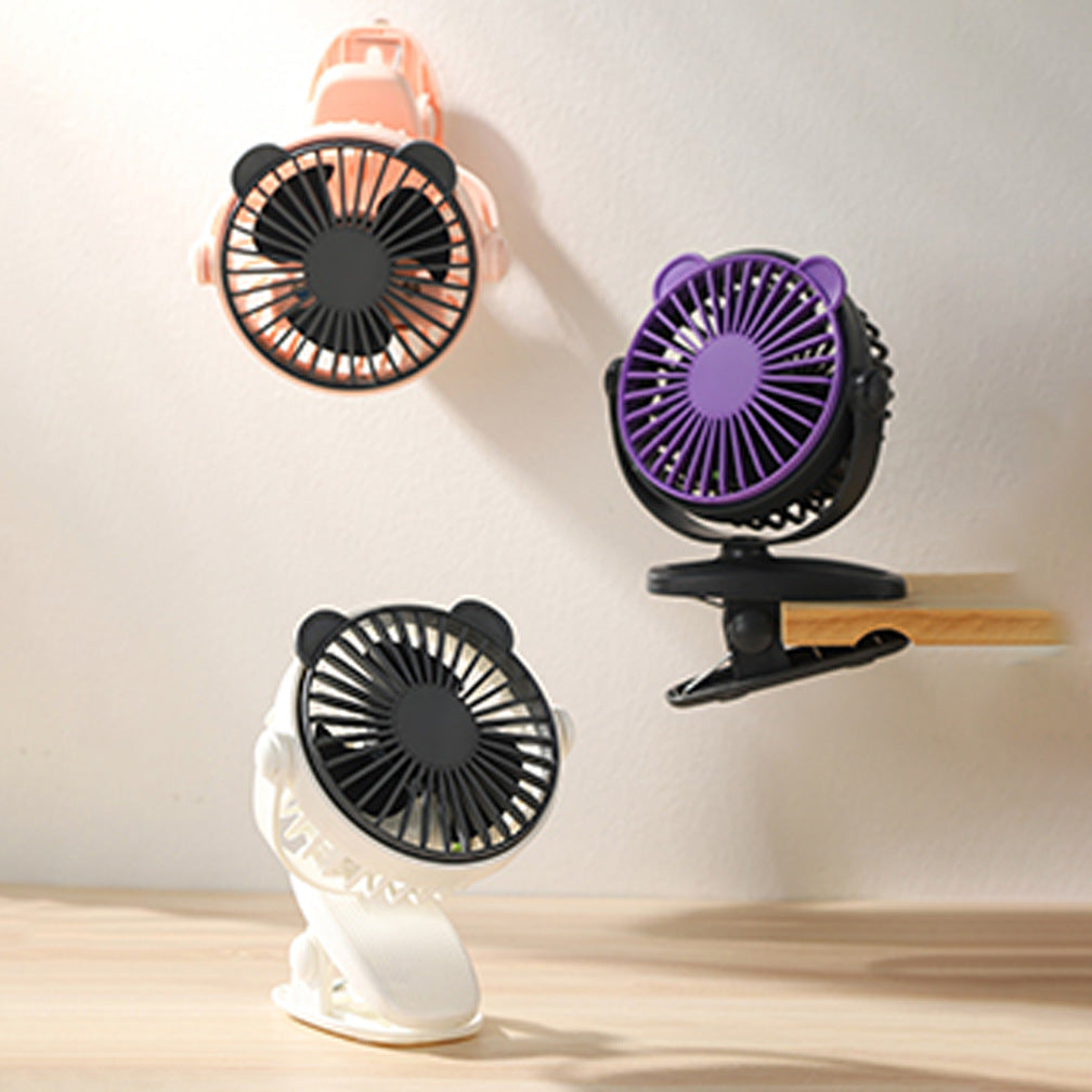 Women's Portable Clip Fan with Flexible Mount Bowlift