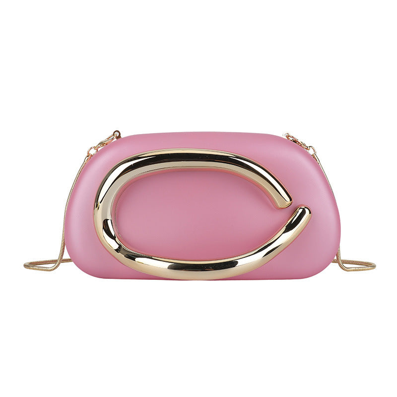 Chic Sculpted Crossbody Handbag Bowlift