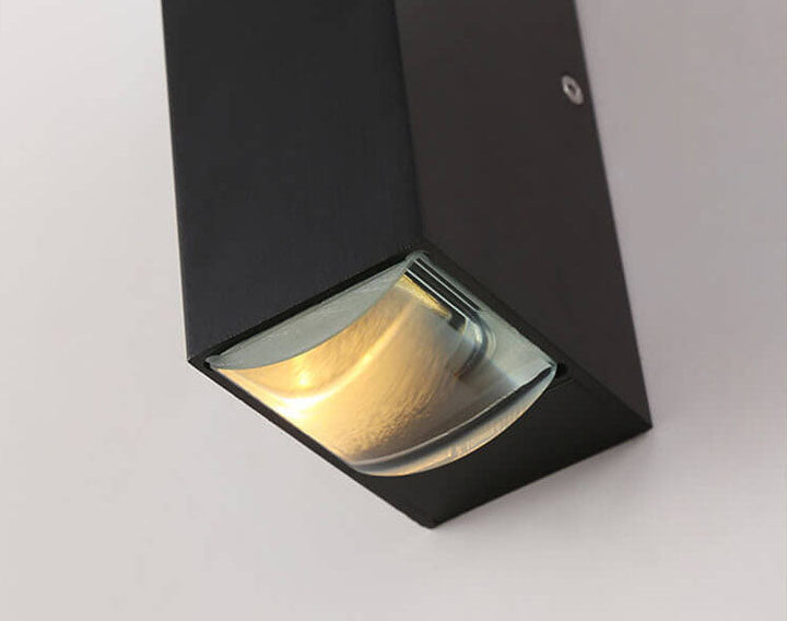 BowLift | Modern Waterproof LED Outdoor Wall Light – Rectangular Aluminium Fixture