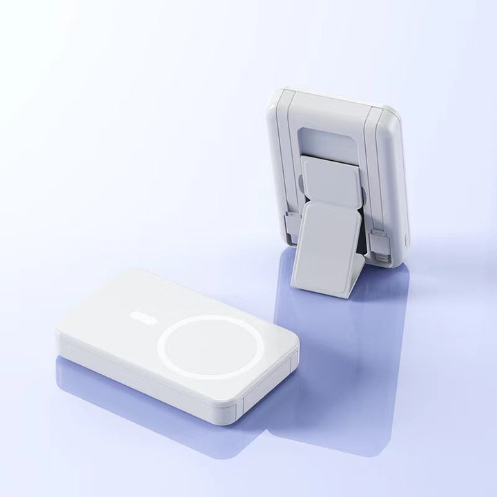 Portable Wireless Charger with Integrated Stand Bowlift
