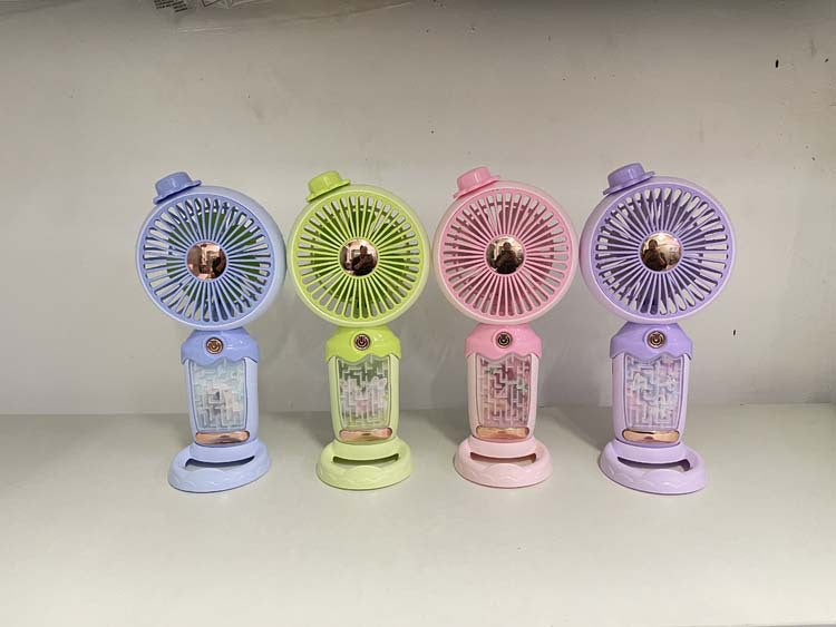 Unisex Portable Handheld Fan with Water Mist Bowlift