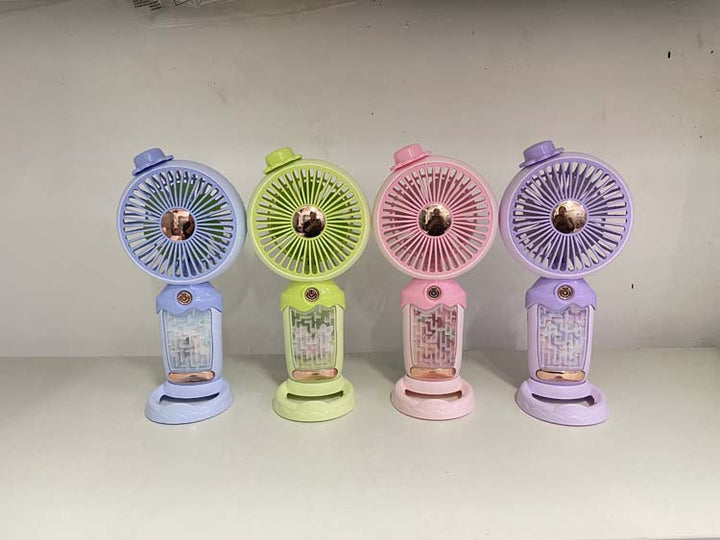 Unisex Portable Handheld Fan with Water Mist Bowlift