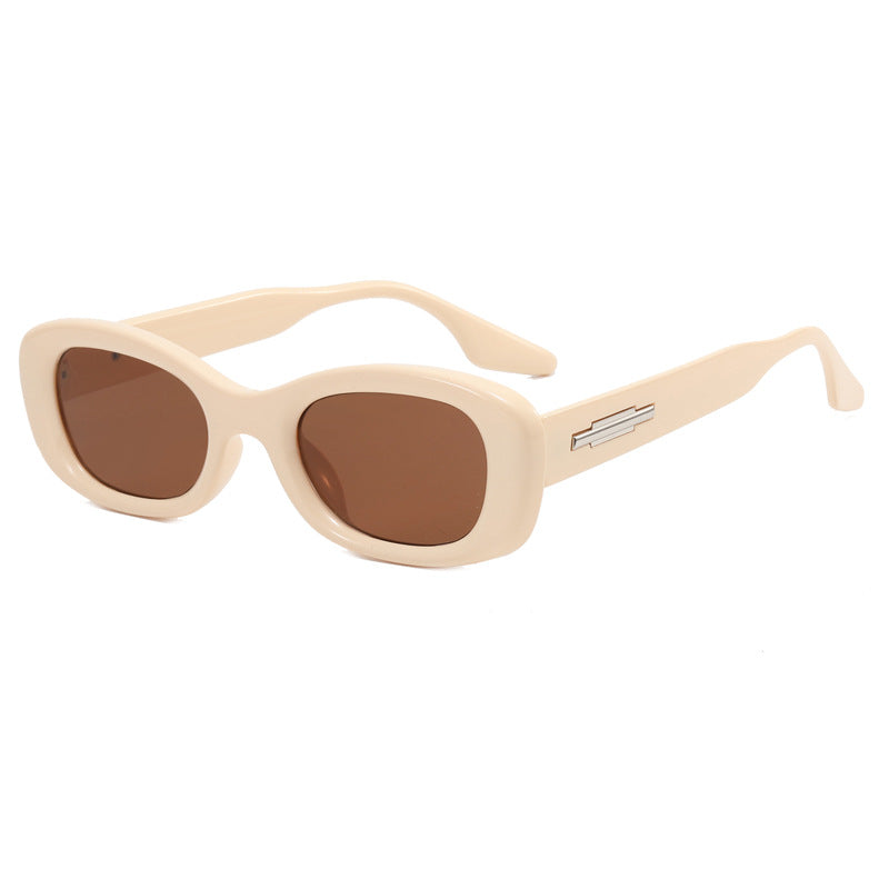 Women's stylish retro sunglasses with wide frame Bowlift
