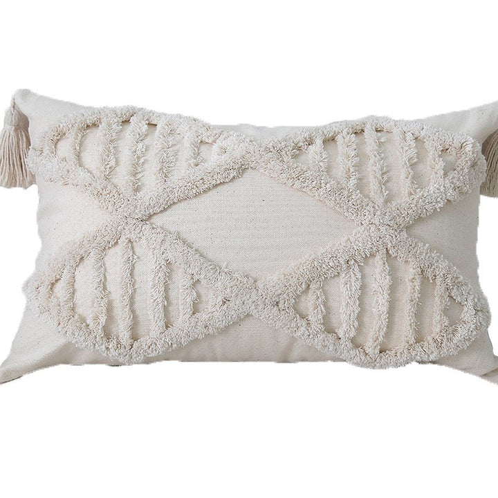Textured Plush Decorative Pillow