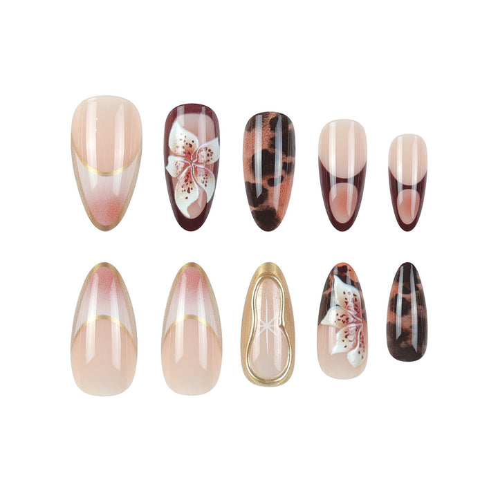 Elegant Artistic Stiletto Nail Art Bowlift