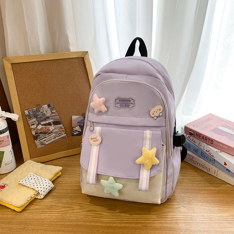 Cute Plush Animal Design Backpack