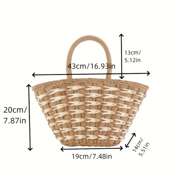 Handmade basket bag Bowlift