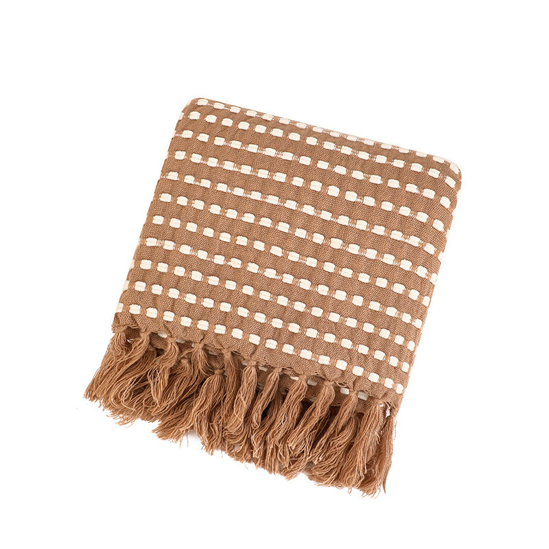 Decorative Woven Throw Blanket
