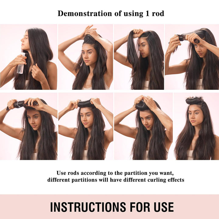 Heatless Hair Curling Rods