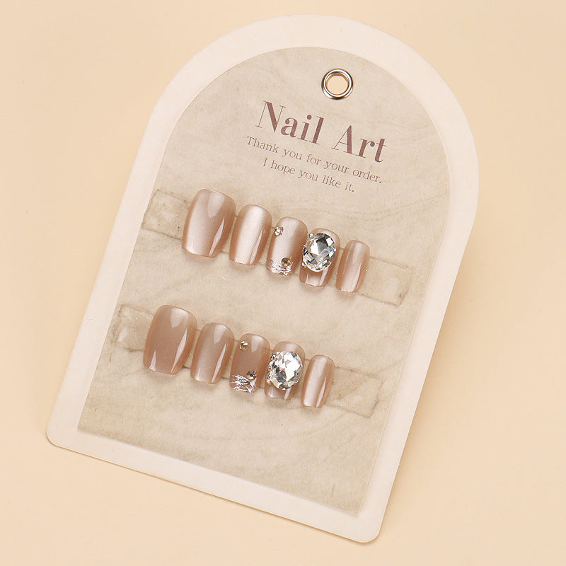 Glamorous Rhinestone Nail Art Bowlift