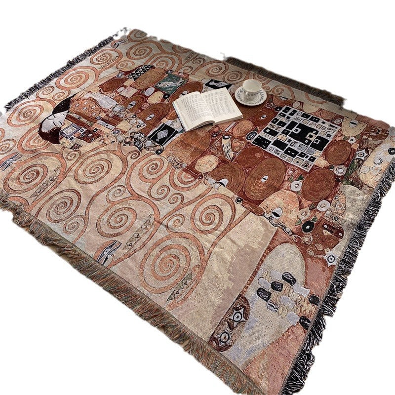 Artistic Woven Throw Blanket
